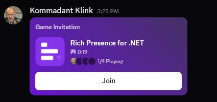invite button